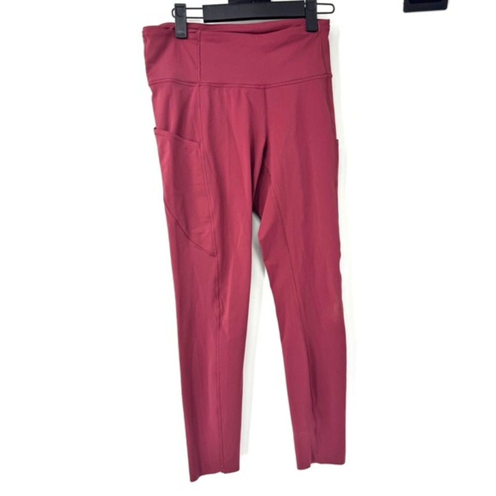 Lululemon Fast and Free High Rise Tight 25" *Cool Cherry Tint - Picture 3 of 6